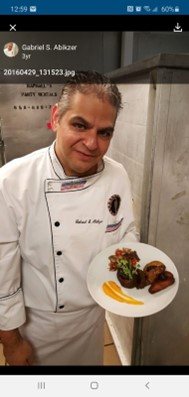 Plated dish designed by Gabey Abikzer during his years as an executive chef